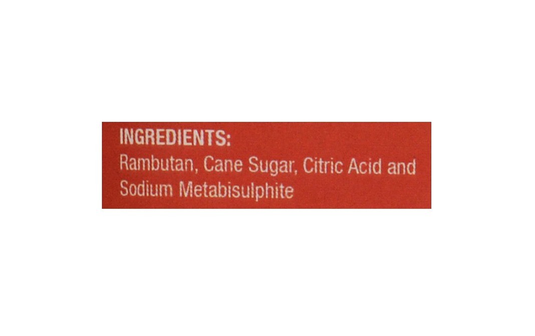 Flyberry Gourmet Dehydrated Rambutan    Plastic Jar  500 grams